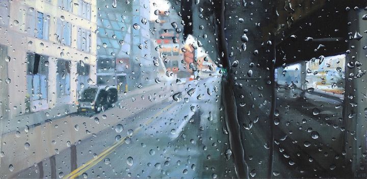 믿을 수 없을 정도로 사실적인 비오는 날 그림 | 인스티즈