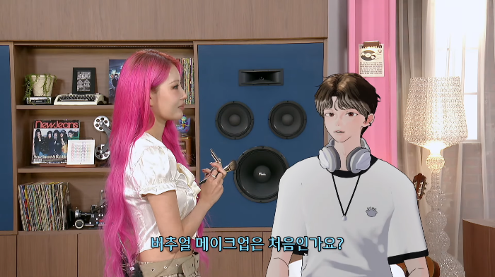 이사배가 필릭스 메이크업 해준 버추얼 아이돌(웃김ㅋㅋㅋㅋ) | 인스티즈