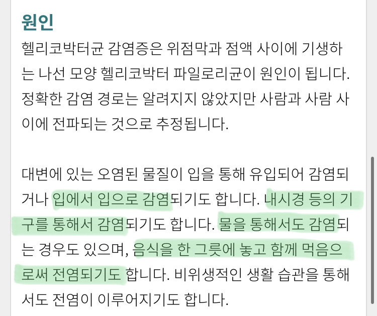 치매 발병 3배 높인다는 헬리코박터균 감염 원인 및 진단방법 | 인스티즈