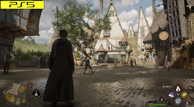 호그와트 레거시 플레이스테이션5, 닌텐도 스위치 플레이 화면 비교.gif | 인스티즈