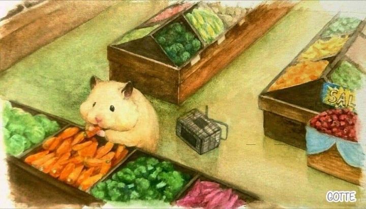 햄찌가 사람처럼 살면 벌어지는 일상들.jpg | 인스티즈