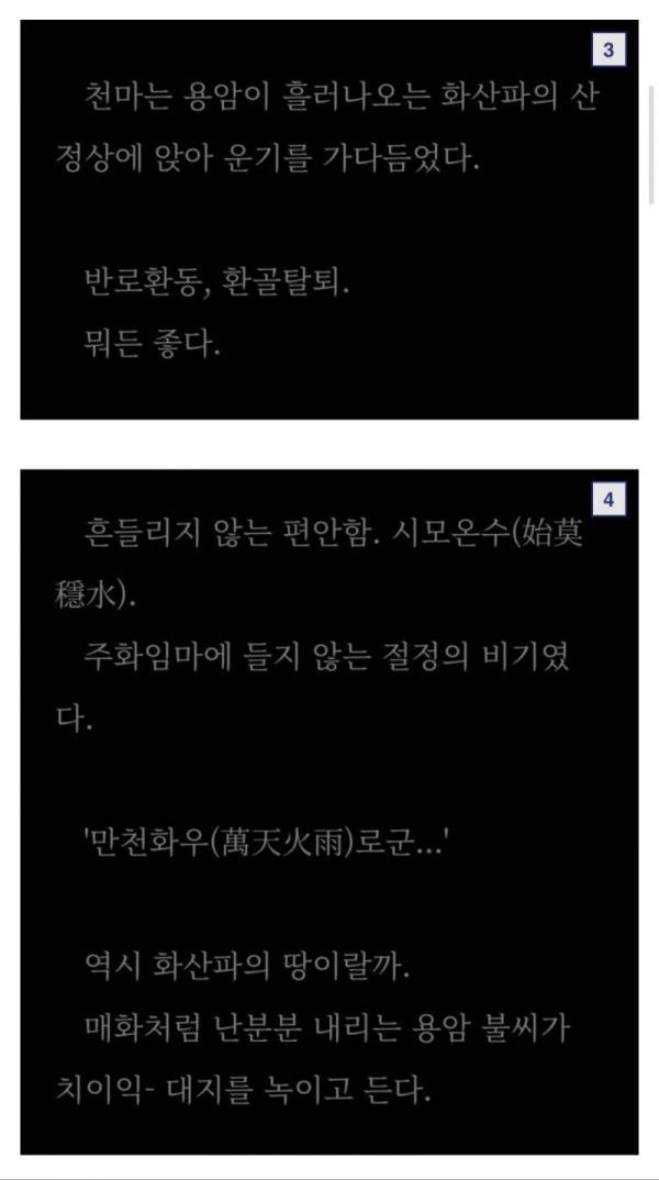 거를 타선이 없다는 무협소설의 레전드 도입부 | 인스티즈