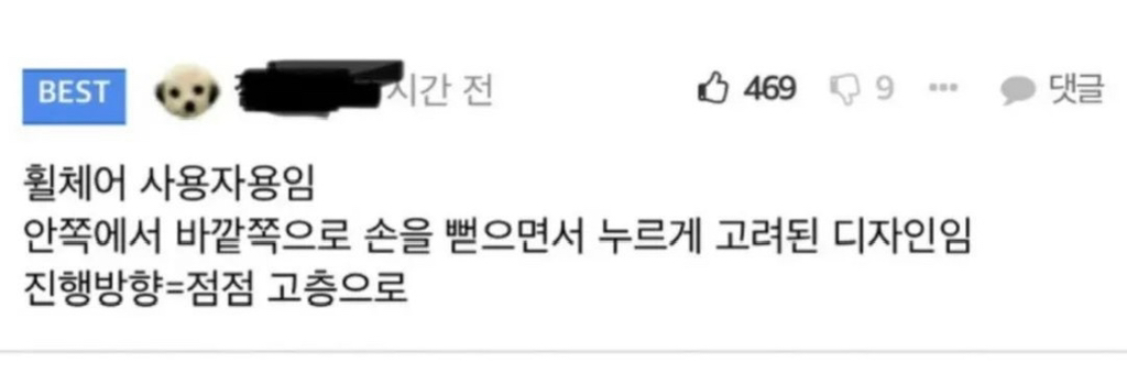 엘베 버튼 이따위로 설치한거 누구냐 | 인스티즈