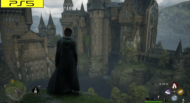 호그와트 레거시 플레이스테이션5, 닌텐도 스위치 플레이 화면 비교.gif | 인스티즈