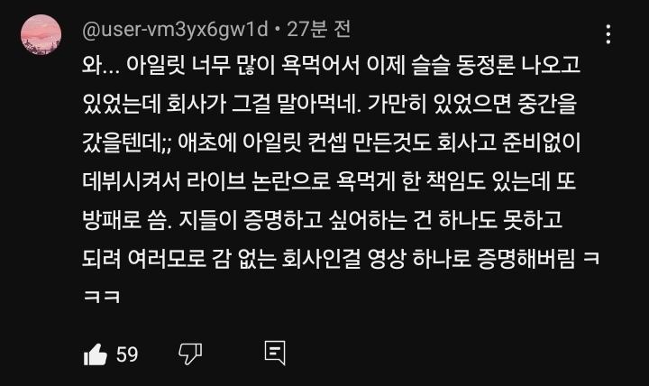 빌리프랩 대신 아일릿 입장문 써주고 방향성 알려주는 네티즌들 | 인스티즈