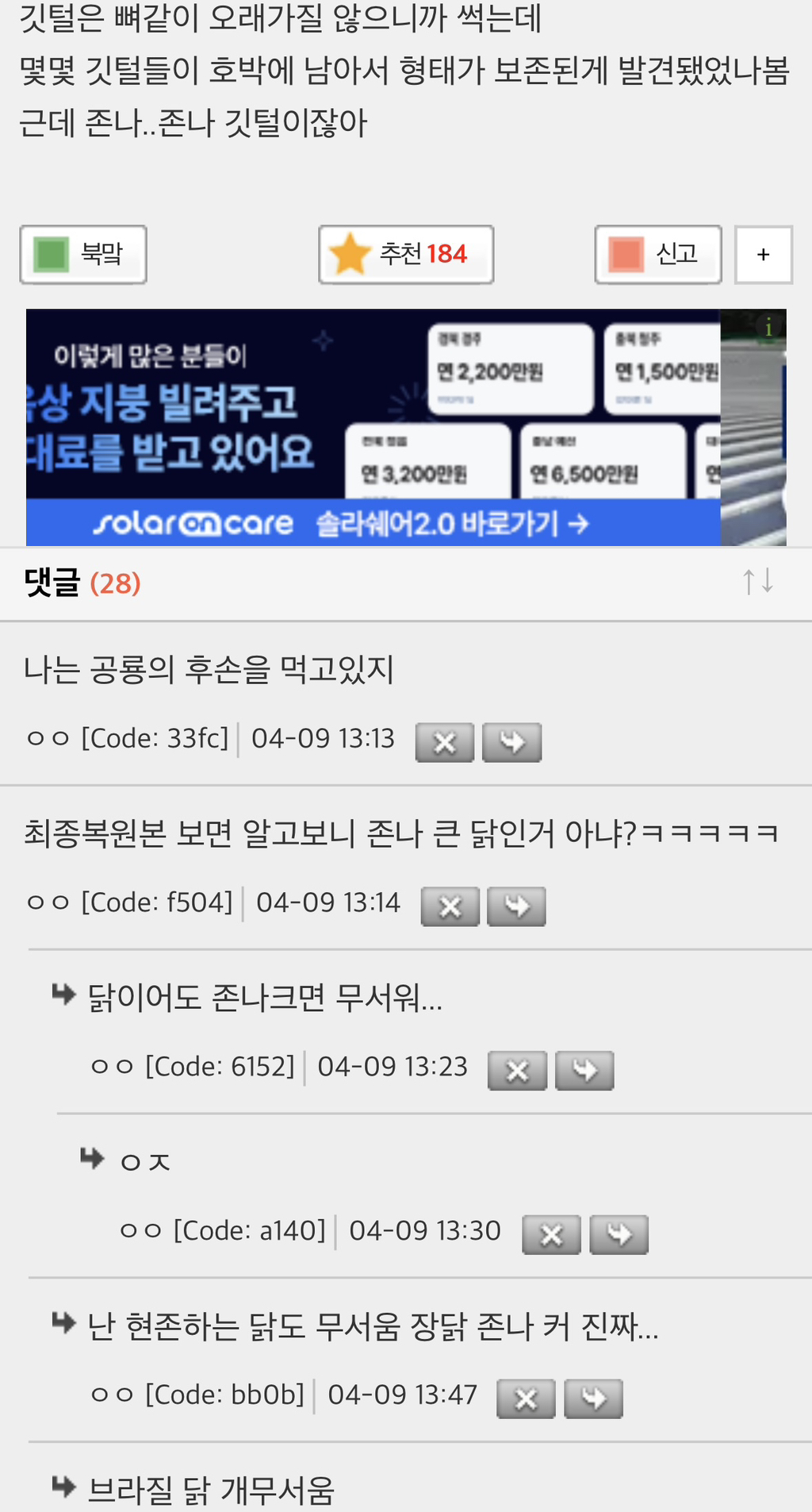 공룡 깃털있는거 확실시된게 ㄹㅇ 깃털들이 발굴되어서구나 | 인스티즈