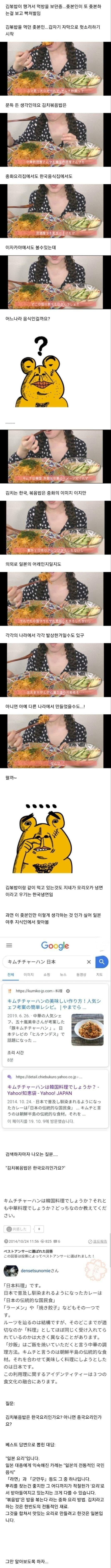김치볶음밥이 일식이라는 일본인...jpg | 인스티즈