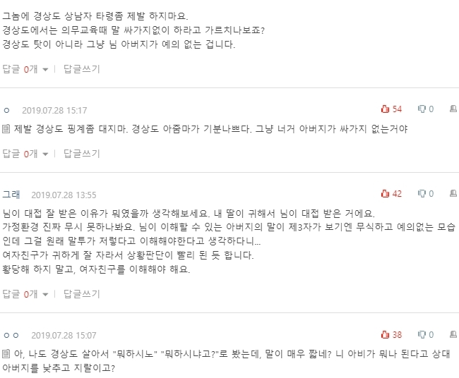 [네이트판] "너거 아버지 뭐하노?"이 말 때문에 파혼하겠다는 여자친구 | 인스티즈