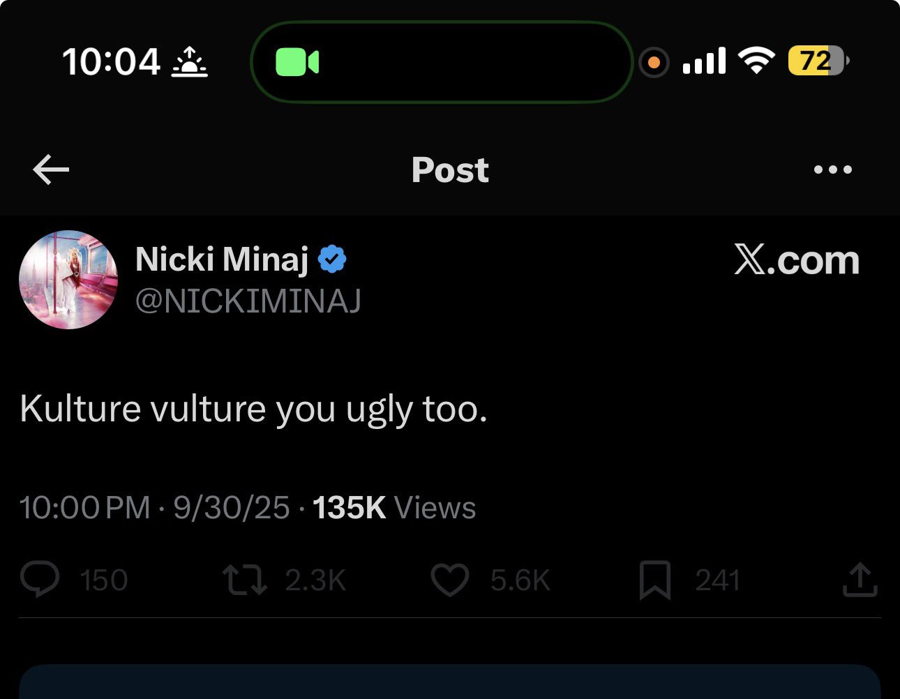 니키 미나즈 선넘네.. 카디비 딸까지 조롱중 | 인스티즈