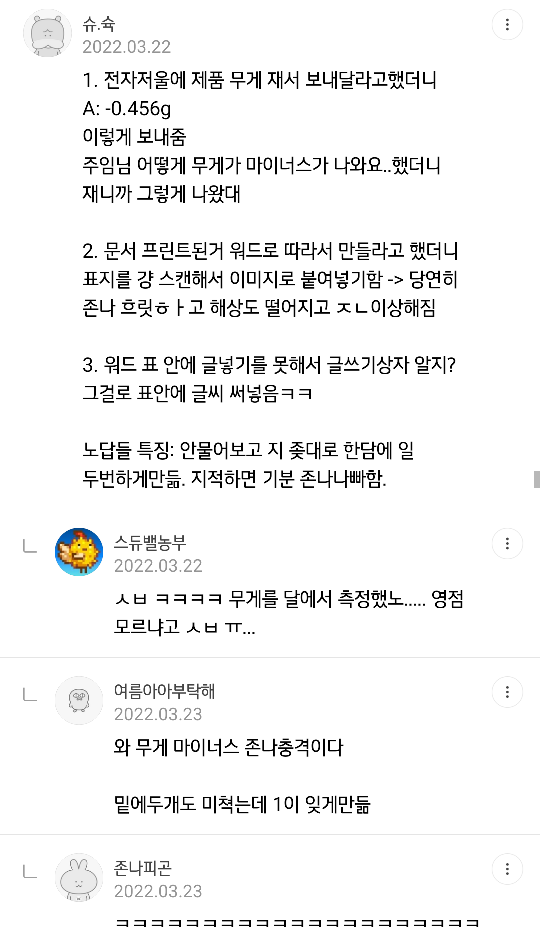 직장내 일머리 없던 사람 얼마나 일 못했는지 적어보는 달글.jpg | 인스티즈