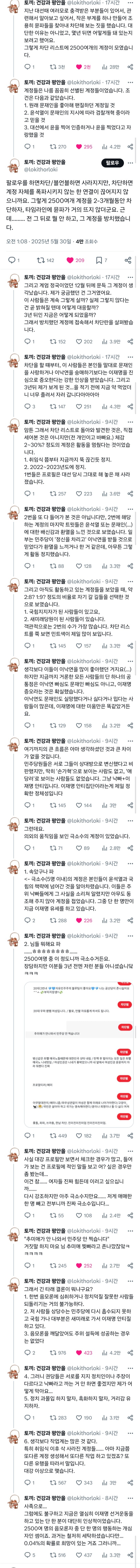 트위터 "뮨파계정" 2500개를 차단해본 결과 | 인스티즈