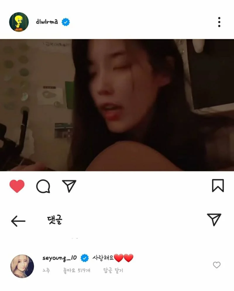 드디어 배우 이세영 팔로우한 아이유.jpg | 인스티즈