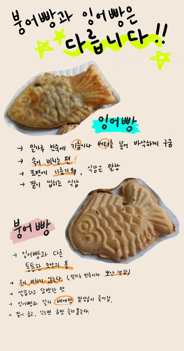 잉어빵vs붕어빵 | 인스티즈