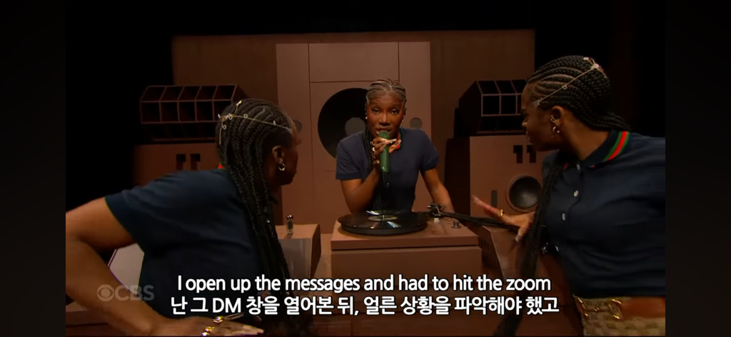 도파민 터지는 가사와 뮤지컬 스타일의 조화 Doechii - Denial is a river 라이브 | 인스티즈