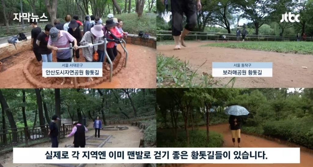 경고문도 무시하고 맨발걷기 하는 사람들 | 인스티즈