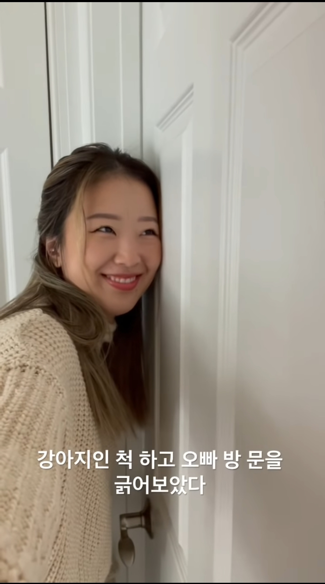 강아지인척하고 오빠 방문을 긁어보았다 | 인스티즈