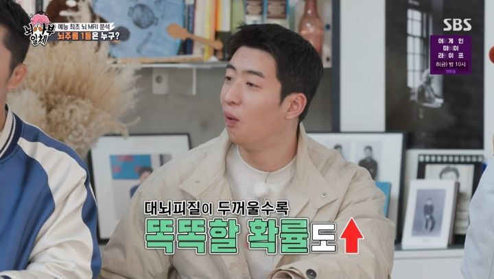 [집사부일체] 최고의 뇌과학자가 분석한 양세형, 리정, 이승기, 유수빈, 김동현 뇌 MRI 결과 | 인스티즈