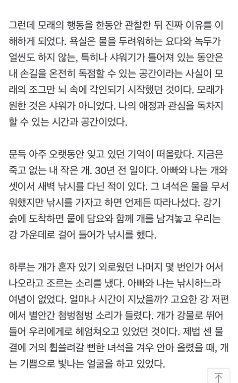 모래야, 물이 무서우면서 왜 욕실에 따라 들어오니? | 인스티즈