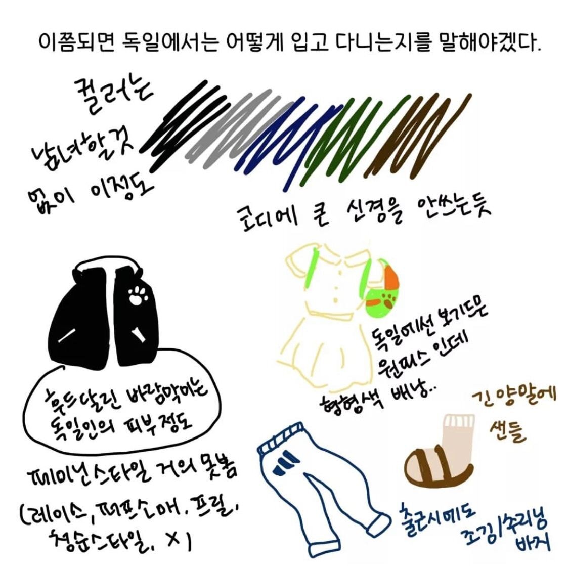 한국에선 거지꼴 소리를 듣는 한국인이 독일에서 듣는 패션 칭찬.jpg | 인스티즈
