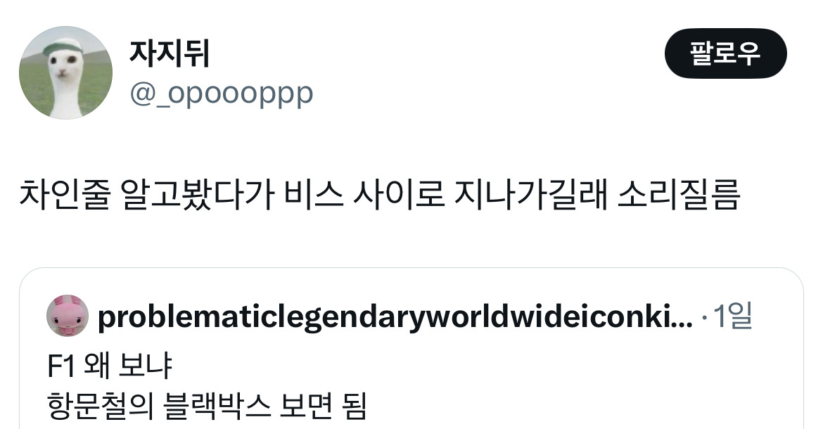 한문철로 시작해서 K- 왕가위 엔딩.twt | 인스티즈