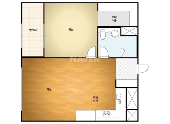 혼자 살기 좋아보이는 21평 아파트 평면도 | 인스티즈