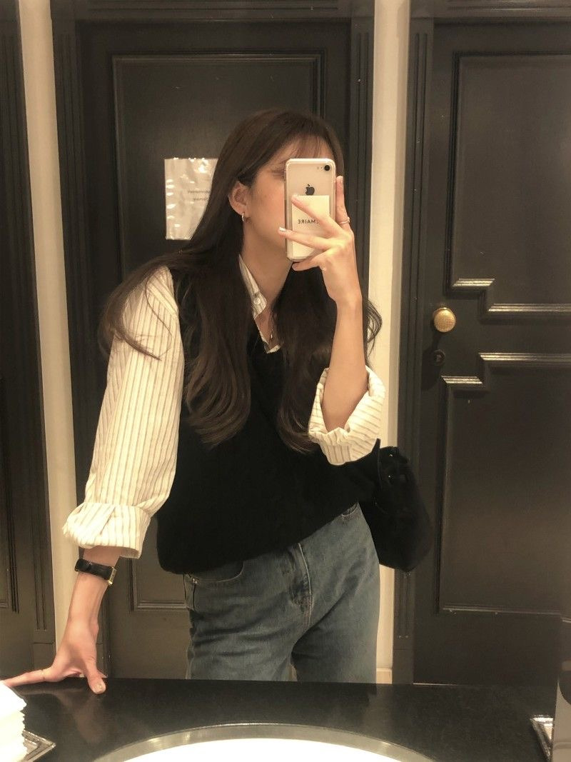 봄가을엔 셔츠&니트조합 최고🧶👔 | 인스티즈