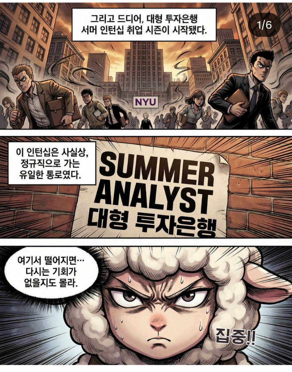 형글이의 도움으로 투자은행 인턴으로 들어간 몽글이 | 인스티즈