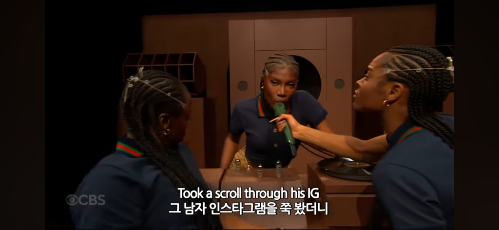 도파민 터지는 가사와 뮤지컬 스타일의 조화 Doechii - Denial is a river 라이브 | 인스티즈