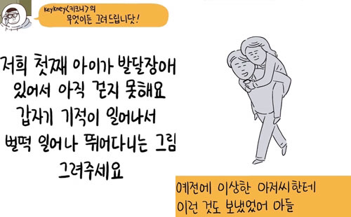 하늘나라에 있는 엄마가 무슨 생각할지 그림으로 그려주세요.jpg | 인스티즈