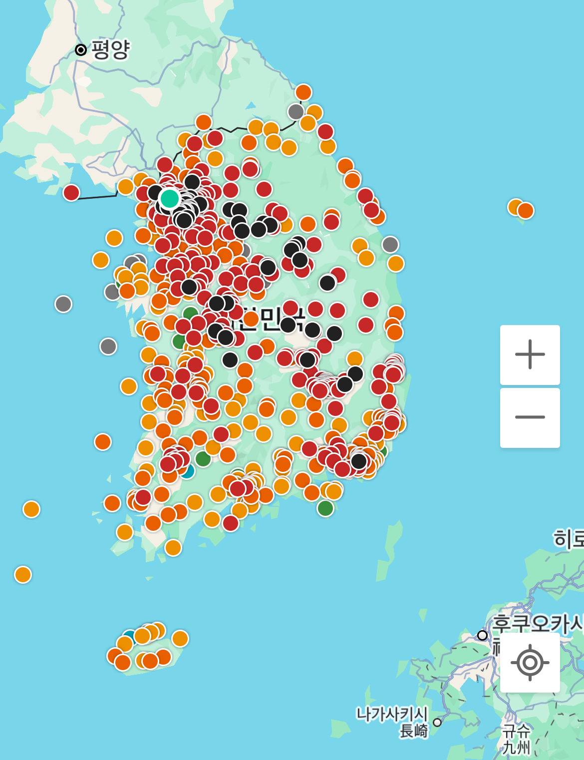 실시간 전국 미세먼지.jpg | 인스티즈