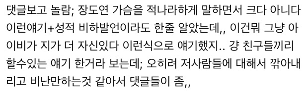 장도연에게 무례하다 vs 문제 없다 로 갈리는 이지혜 유튜브 영상 | 인스티즈