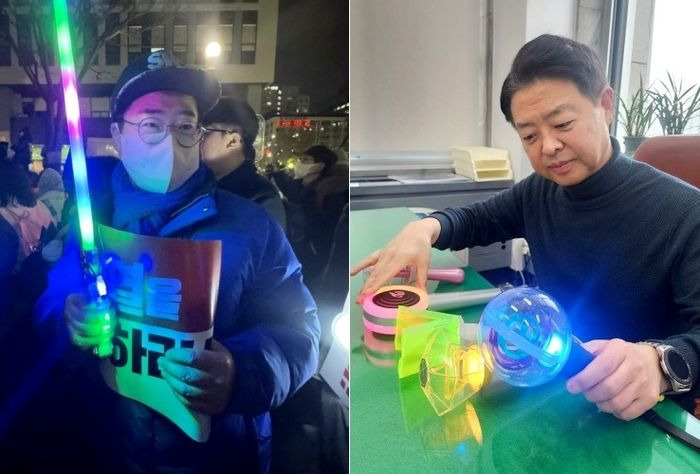 "이 시국에 응원봉 자랑하고 고를때냐" 野의원들 뭇매 | 인스티즈