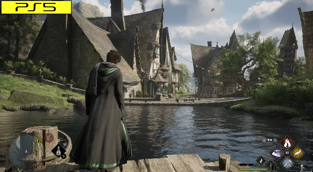 호그와트 레거시 플레이스테이션5, 닌텐도 스위치 플레이 화면 비교.gif | 인스티즈