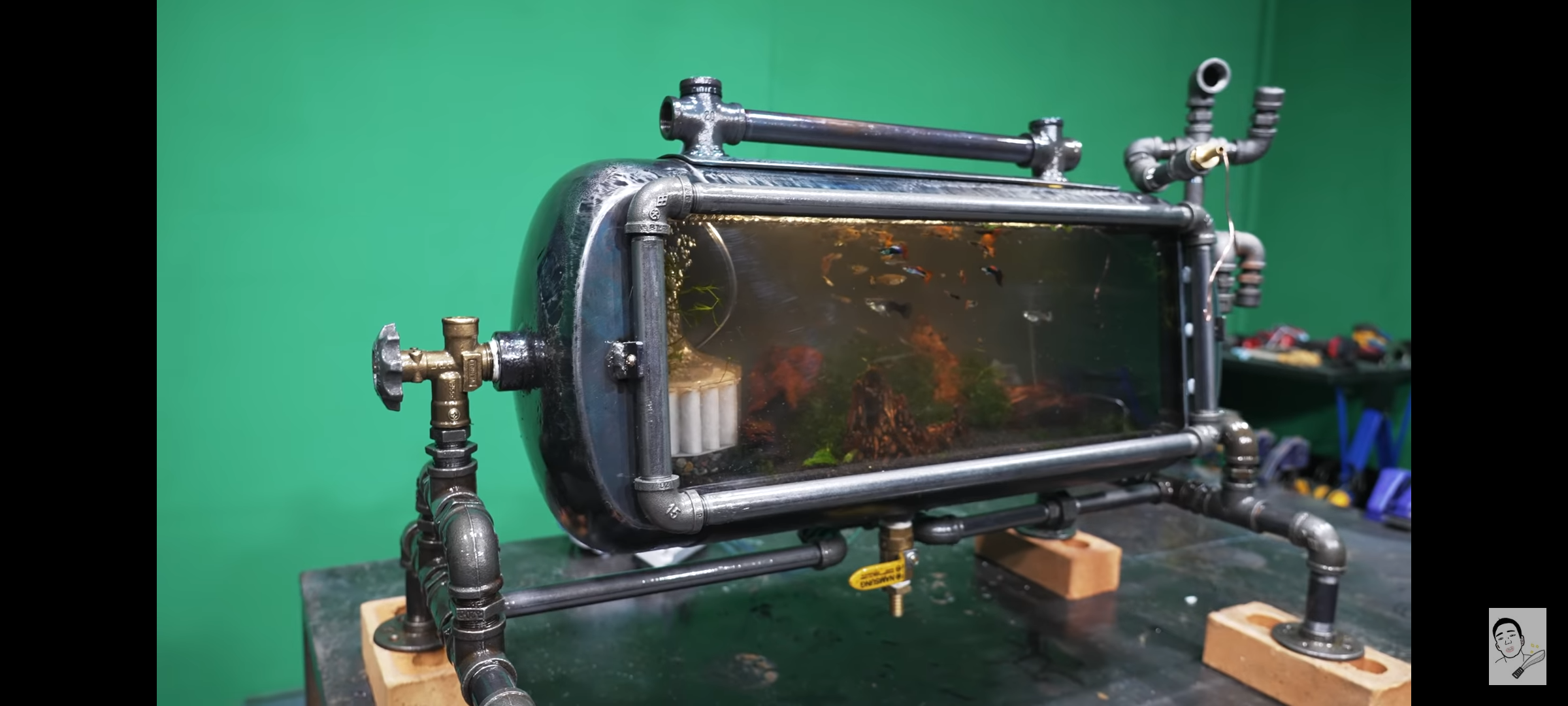 버려진 가스통으로 스팀펑크 어항 만들기 | 인스티즈