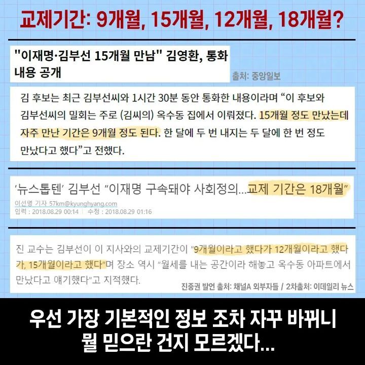 이재명 김부선 팩트 검증 | 인스티즈