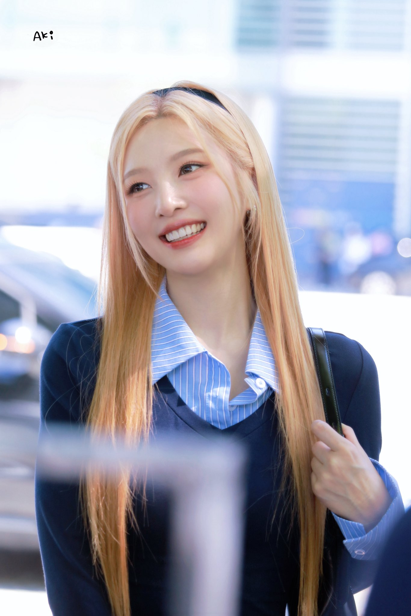 오늘자 하이틴 퀸카재질 프레피룩 조이.jpg | 인스티즈