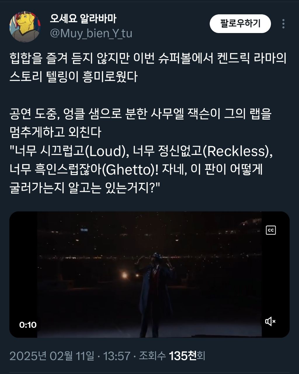 켄드릭 라마의 슈퍼볼 무대가 미국에 가지는 13가지 의미 | 인스티즈