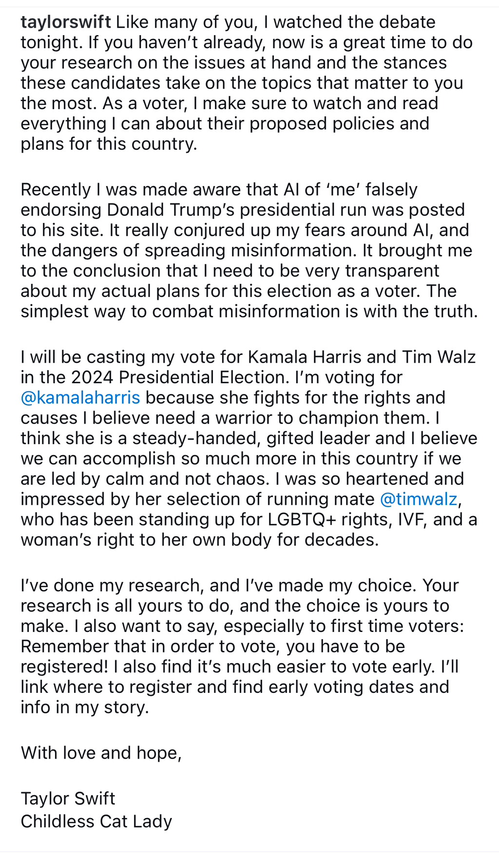 미국이 'Childless Cat Lady'로 난리였던 이유 | 인스티즈