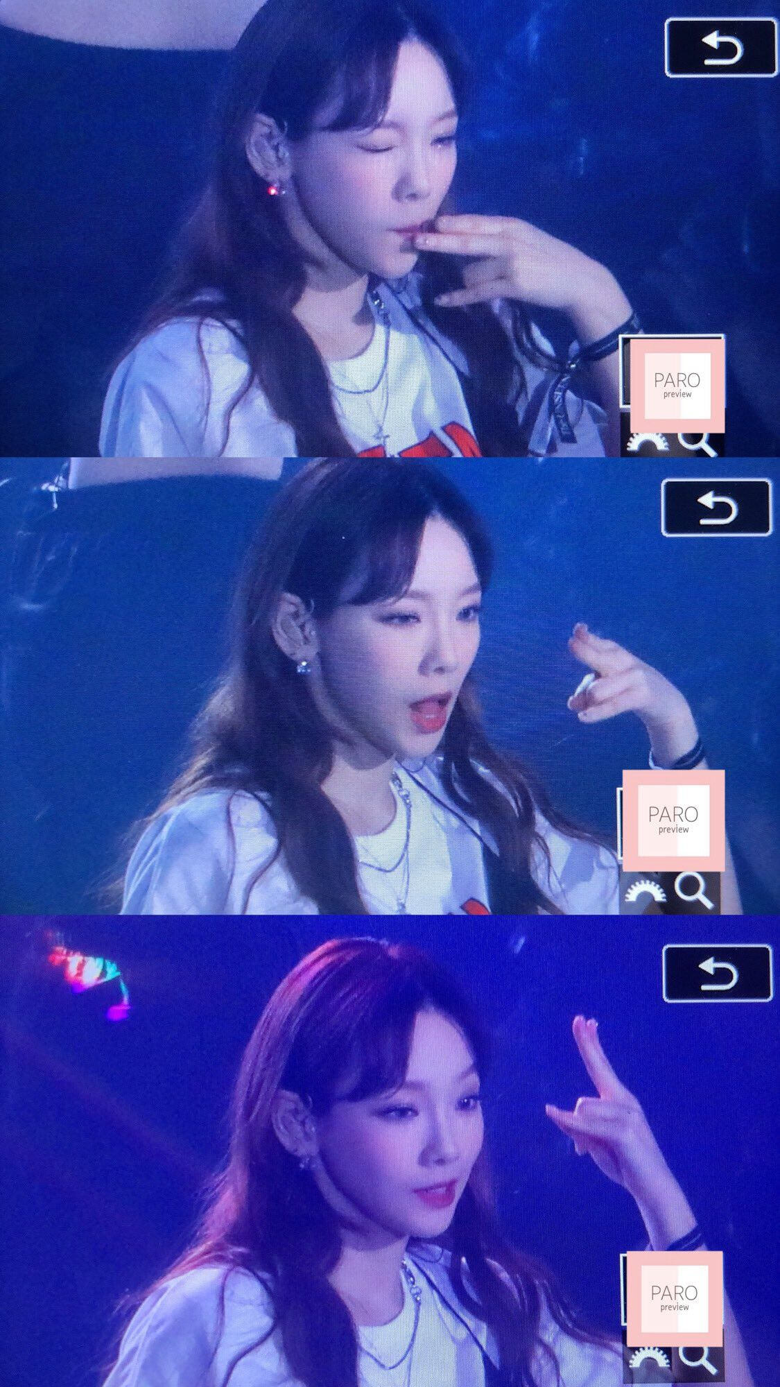콘서트에서 한번할때마다 들 미쳐날뛰게 한다는 태연 무대제스처.jpgif | 인스티즈