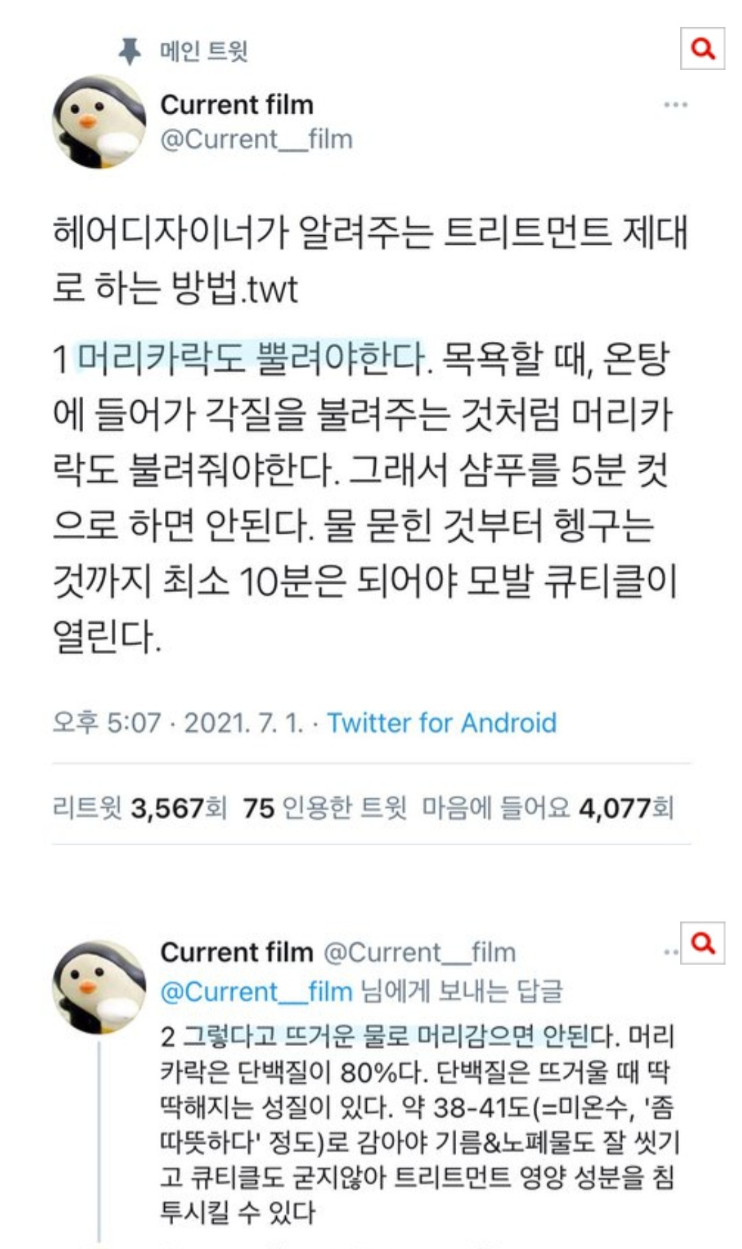 헤어디자이너가 알려주는 트리트먼트 제대로 하는 방법 | 인스티즈