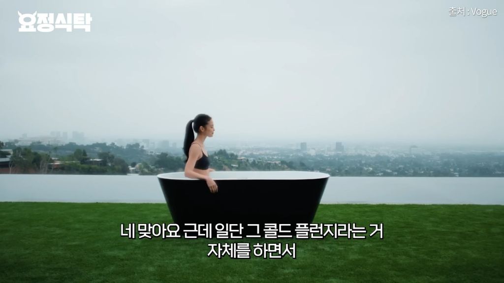 제니가 면역력등 셀프케어를 위해서 한다는 찬물 명상 콜드플런지 | 인스티즈