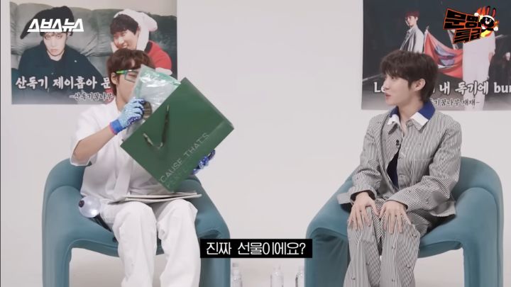 생일선물 준 문특제작진 뿌듯하게 만드는 방탄소년단 제이홉 리액션ㅋㅋㅋ | 인스티즈