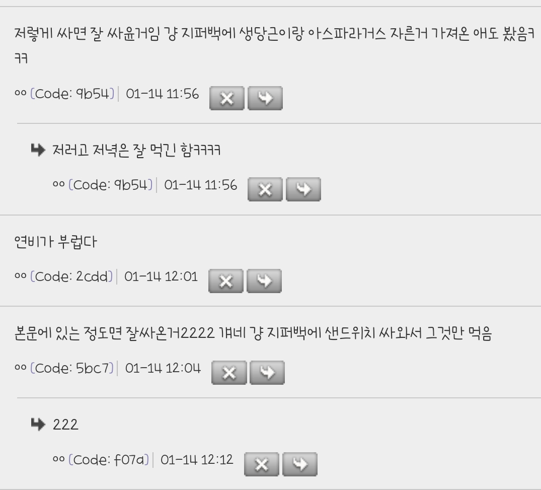 미국인들 런치박스 구경중인데 얘네 진짜 간단하게 먹는구나 | 인스티즈