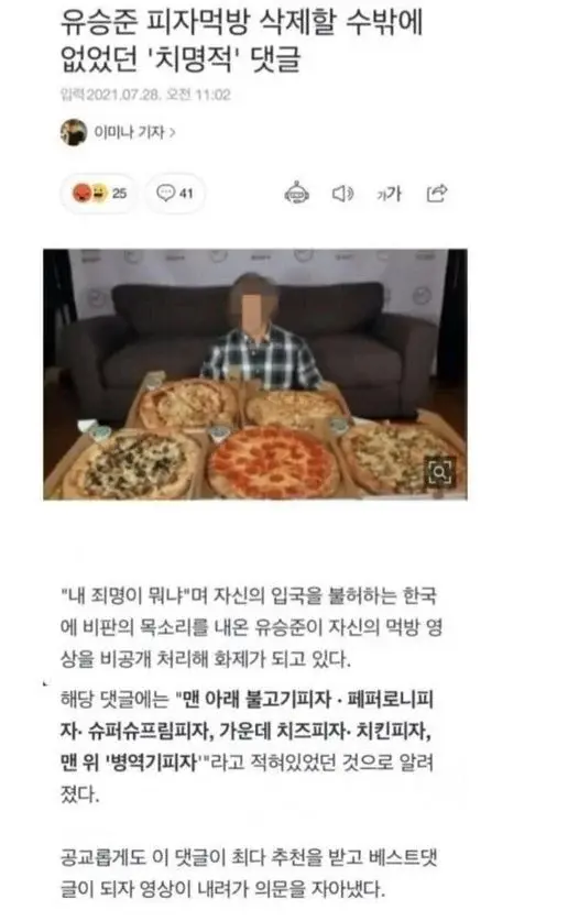 유 피자 이미지