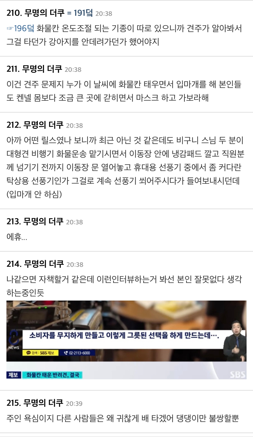 여객기 화물칸서 '열사병'.. 반려견 결국 폐사 | 인스티즈