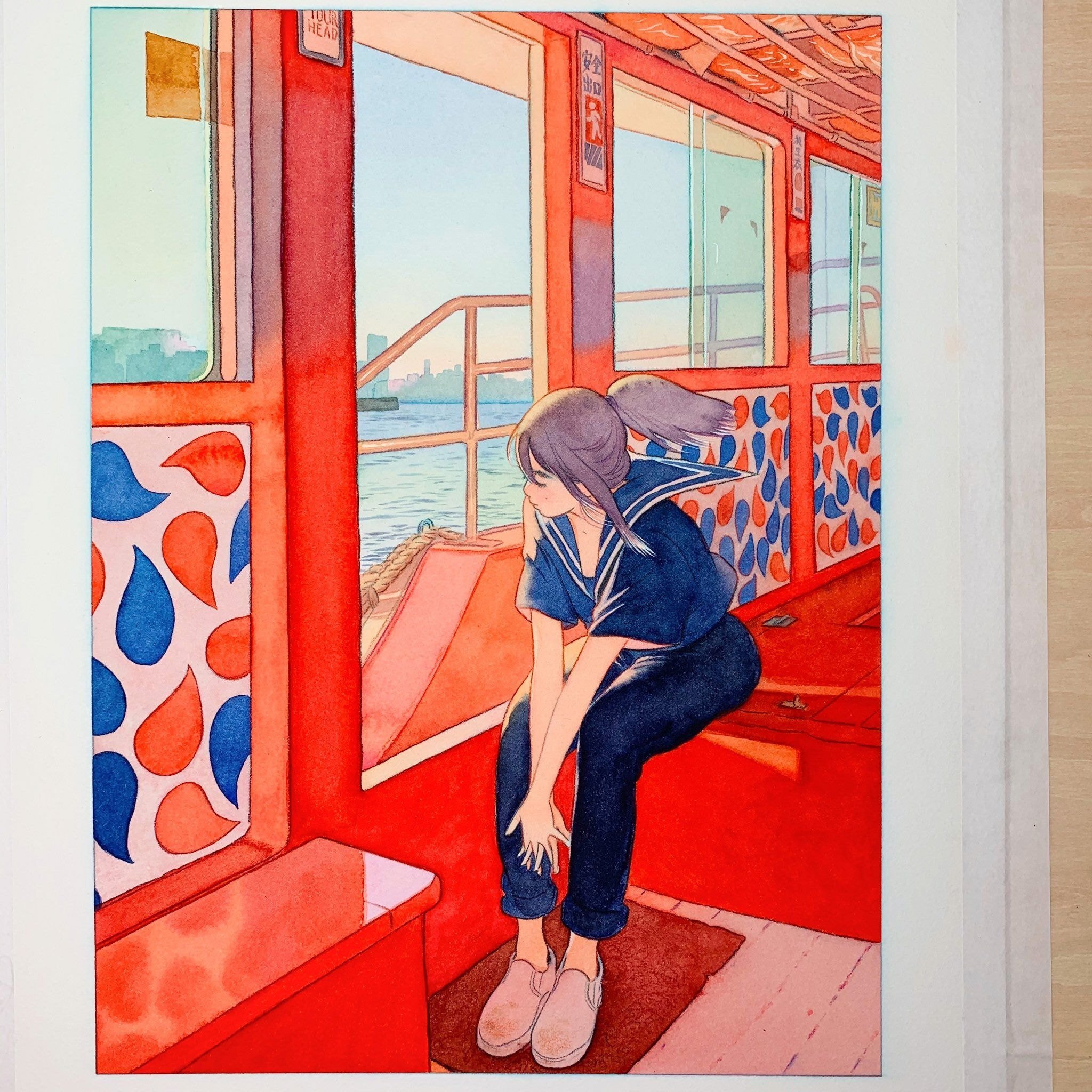 수작업+색감 개쩌는 걸로 유명한 홍콩 일러스트레이터.jpgif | 인스티즈