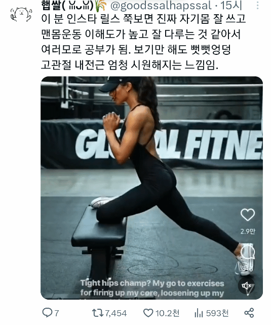 보기만 해도 고관절 좍좍 펴지는 기분 듦.twt | 인스티즈