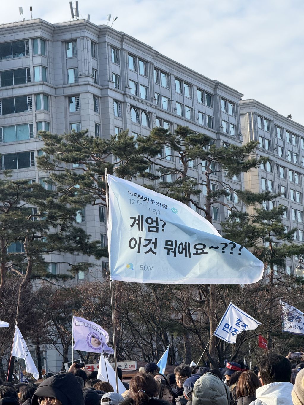 탄핵 시위= 대짱잼 깃발 대회 | 인스티즈