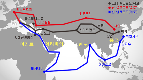 비단길 이미지