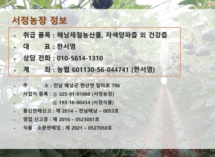 서정식품 이미지